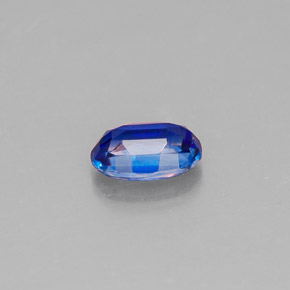 0.58克拉天然蓝晶石，椭圆形切割，6.2×4.1毫米，VS-SI