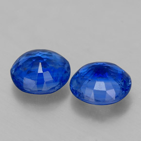 克拉天然蓝晶石，圆形切割，VS-SI