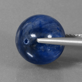 16.04克拉天然蓝晶石，球形，不透明