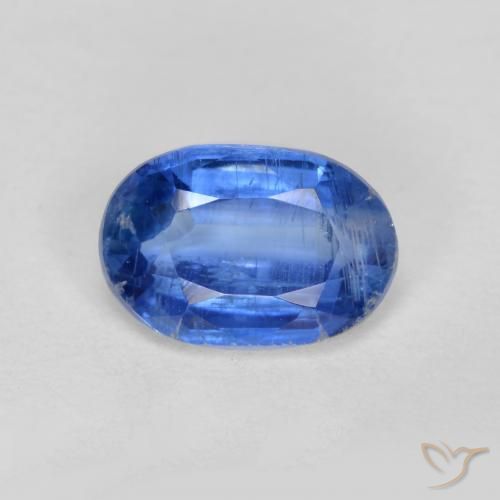 1.07ct 天然 暗蓝色 蓝晶石, 椭圆形, SI