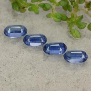 2.60天然蓝晶石，椭圆形切割，6.3×4.1毫米，VS