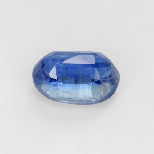 0.82克拉天然蓝晶石，椭圆形切割，6.3×4.3毫米，SI