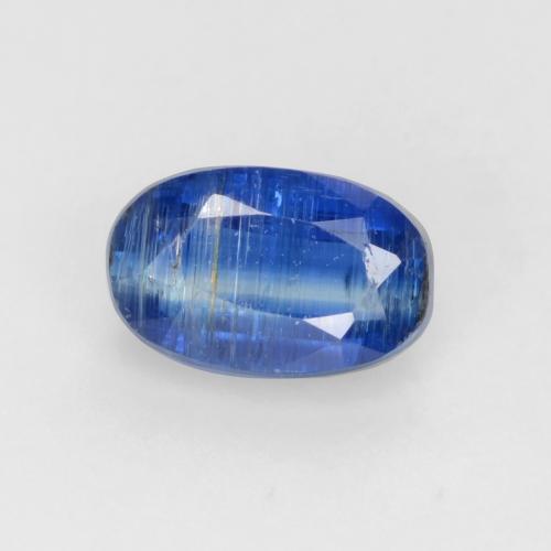 0.74克拉天然蓝晶石，椭圆形切割，6.4×4.1毫米，SI-I1