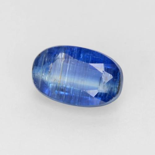 0.74克拉天然蓝晶石，椭圆形切割，6.4×4.1毫米，SI-I1
