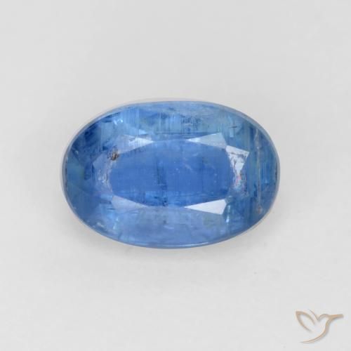 0.78ct 天然 亮蓝色 蓝晶石, 椭圆形, SI