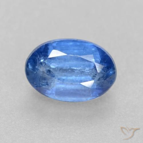 0.69ct 天然 亮蓝色 蓝晶石, 椭圆形, SI-I1