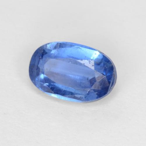 0.64克拉天然蓝晶石，椭圆形切割，6.3×4.1毫米，SI-I1