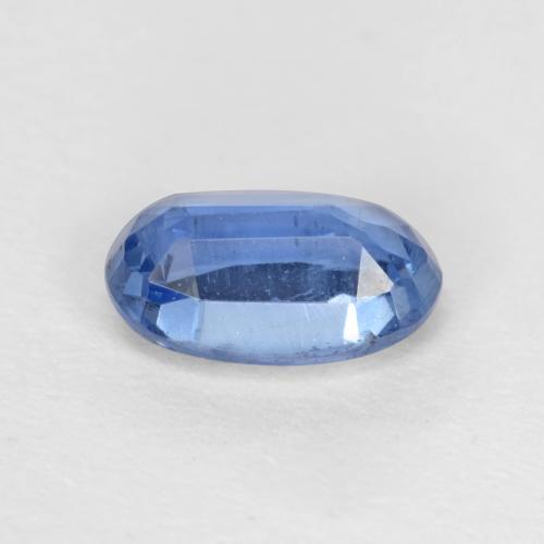 0.64克拉天然蓝晶石，椭圆形切割，6.3×4.1毫米，SI-I1