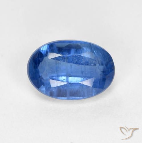 0.69ct 天然 海军蓝 蓝晶石, 椭圆形, SI-I1