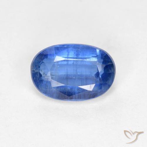 0.68ct 天然 深蓝色 蓝晶石, 椭圆形, SI-I1