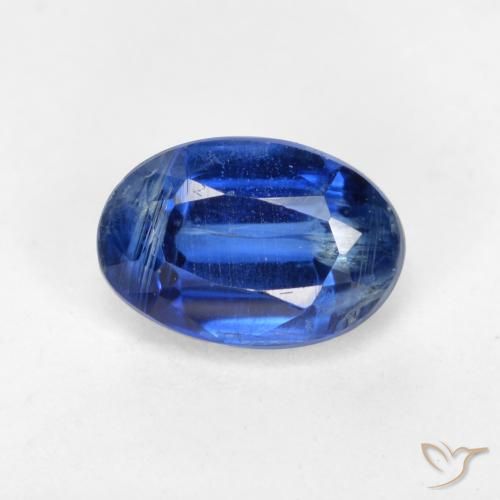 0.78ct 天然 海军蓝 蓝晶石, 椭圆形, SI-I1