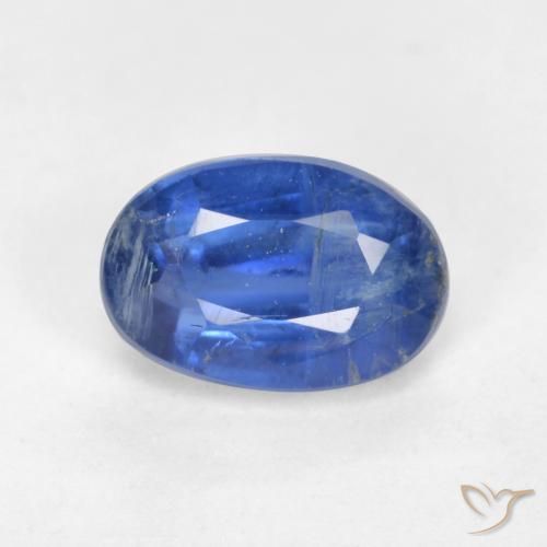 0.83ct 天然 深蓝色 蓝晶石, 椭圆形, SI-I1