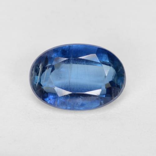 0.68克拉天然蓝晶石，椭圆形切割，6.2×4.3毫米，SI-I1