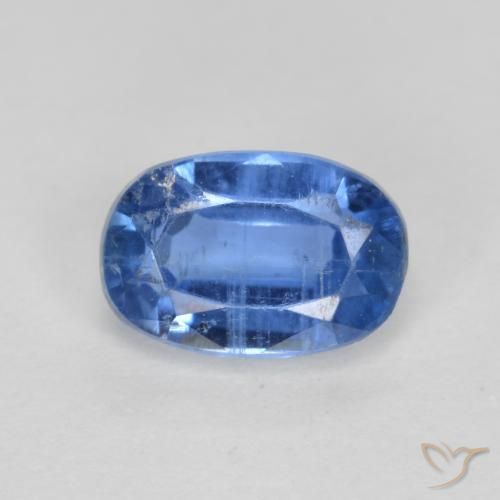 0.75ct 天然 海军蓝 蓝晶石, 椭圆形, SI-I1