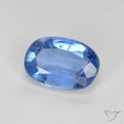 0.75克拉天然蓝晶石，椭圆形，SI-I1