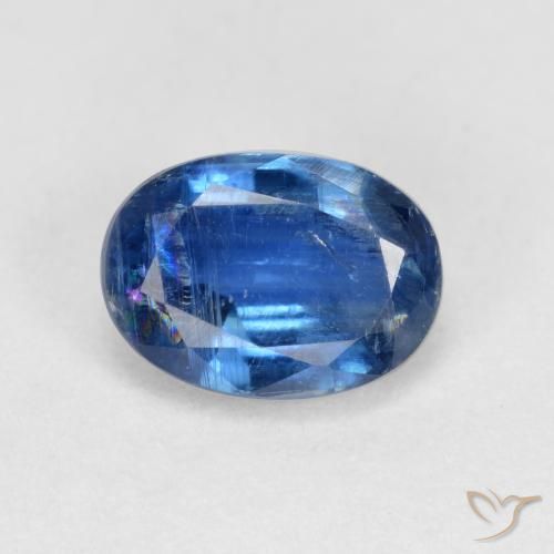 1.12ct 天然 中蓝 蓝晶石, 椭圆形, VS-SI