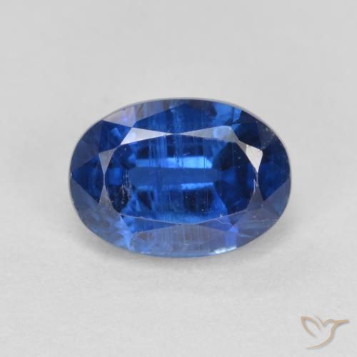 1.29ct 天然 海军蓝 蓝晶石, 椭圆形, VS-SI