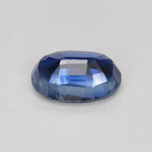 1.00克拉天然蓝晶石，椭圆形切割，6.9×5.1毫米，VS-SI