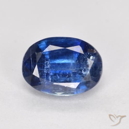 1.29ct 天然 海军蓝 蓝晶石, 椭圆形, SI