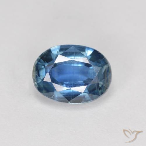 2.08ct 天然 海军蓝 蓝晶石, 椭圆形, VS-SI