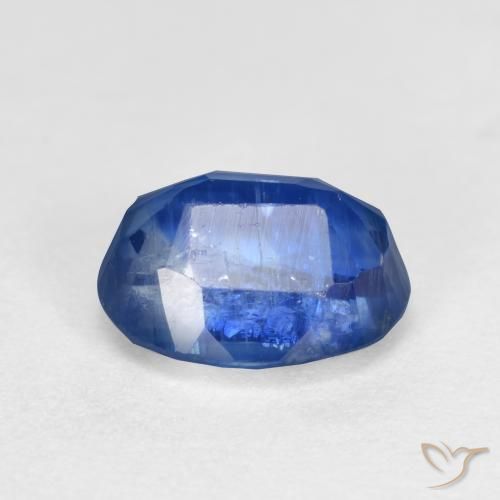 1.84克拉天然蓝晶石，椭圆形切割，8×6.1毫米，SI