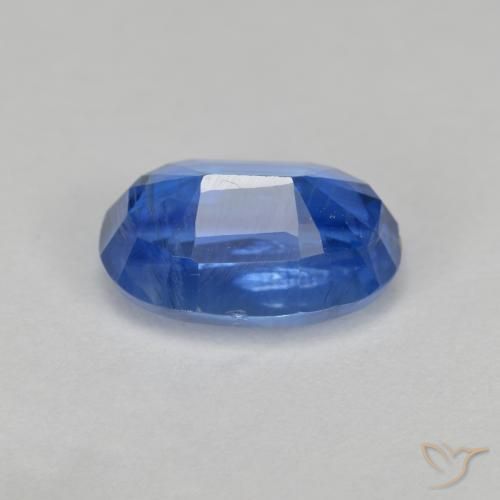 2.95克拉天然蓝晶石，椭圆形切割，9.6×7.1毫米，VS-SI