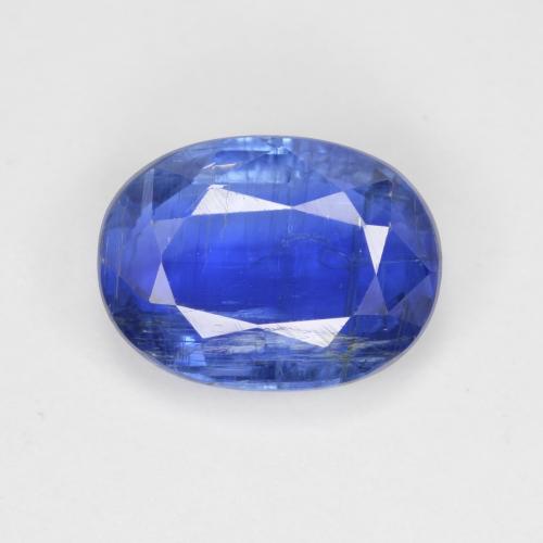 3.26克拉天然蓝晶石，椭圆形切割，10.2×7.6毫米，SI