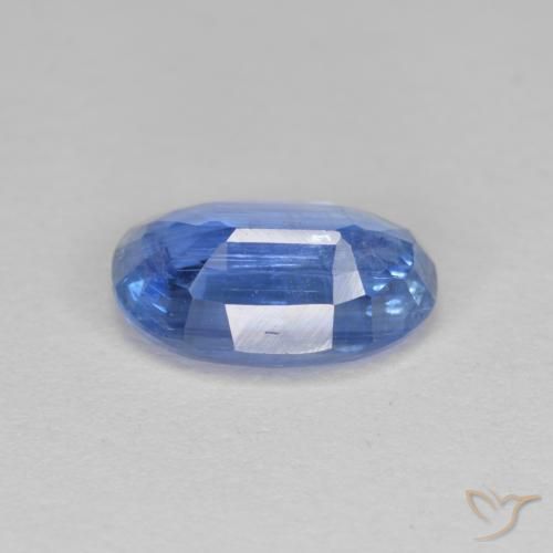 2.72克拉天然蓝晶石，椭圆形切割，10.1×7.2毫米，SI