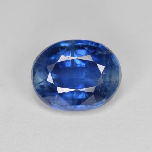 3.38克拉天然蓝晶石，椭圆形切割，10×7.9毫米，SI