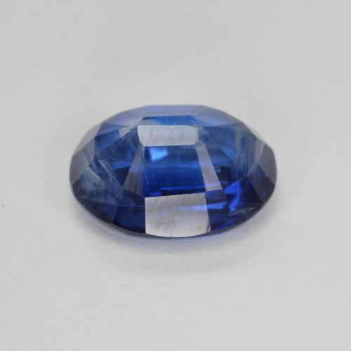 3.38克拉天然蓝晶石，椭圆形切割，10×7.9毫米，SI