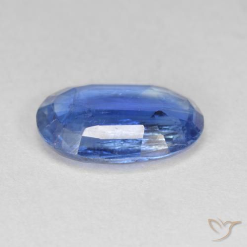 3.39克拉天然蓝晶石，椭圆形切割，11.9×8.3毫米，SI-I1