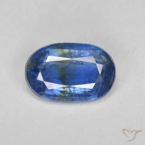 3.20ct 天然 深蓝色 蓝晶石, 椭圆形, SI-I1