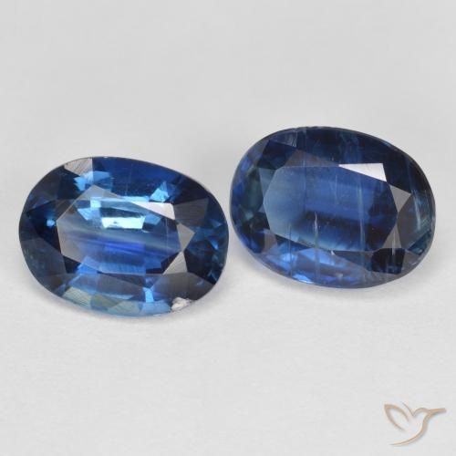 3.28天然蓝晶石，椭圆形切割，8.1×6.1毫米，VS-SI