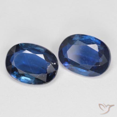 2.68天然蓝晶石，椭圆形切割，8.1×6.1毫米，VS-SI