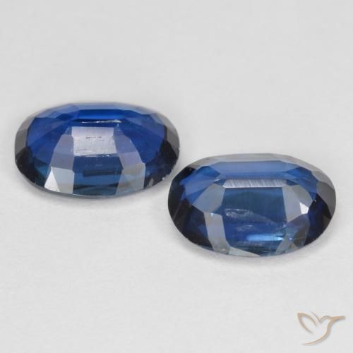 2.68天然蓝晶石，椭圆形切割，8.1×6.1毫米，VS-SI