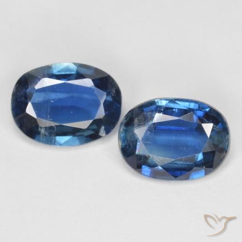 2.81天然蓝晶石，椭圆形切割，8.2×6.1毫米，VS-SI