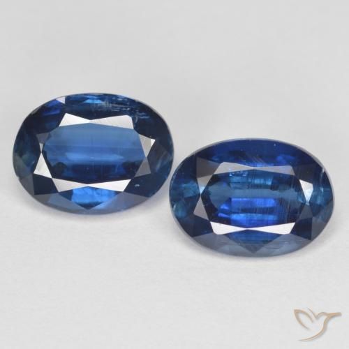 3.11天然蓝晶石，椭圆形切割，8.1×6.1毫米，VS-SI