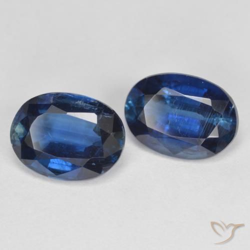 3.11天然蓝晶石，椭圆形切割，8.1×6.1毫米，VS-SI