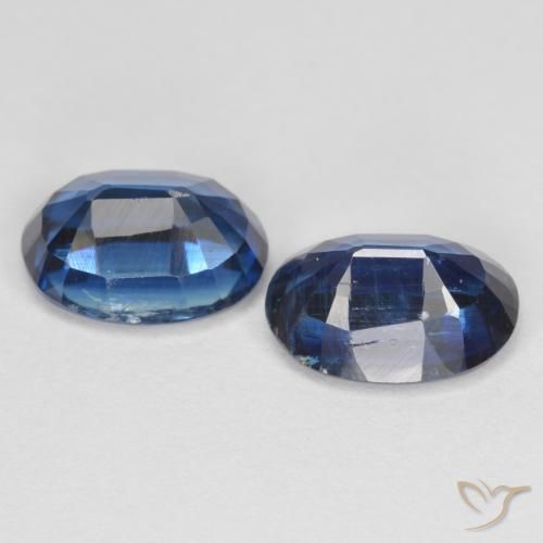 3.11天然蓝晶石，椭圆形切割，8.1×6.1毫米，VS-SI