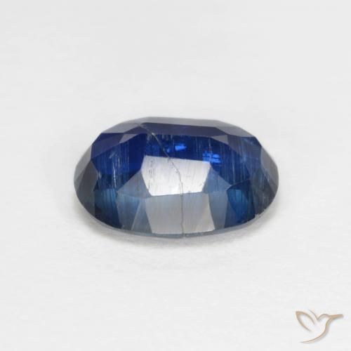 1.61克拉天然蓝晶石，椭圆形，VS-SI
