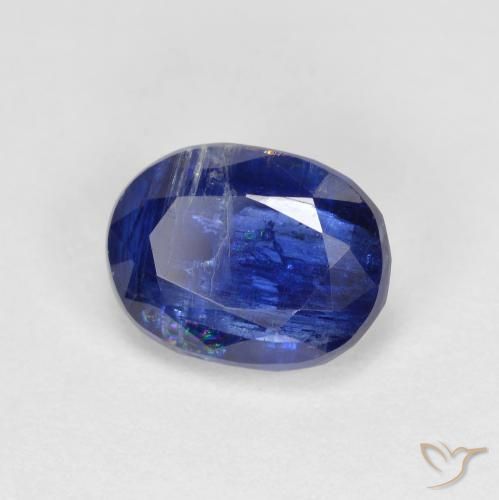 2.04ct 天然 皇家蓝色 蓝晶石, 椭圆形, VS-SI