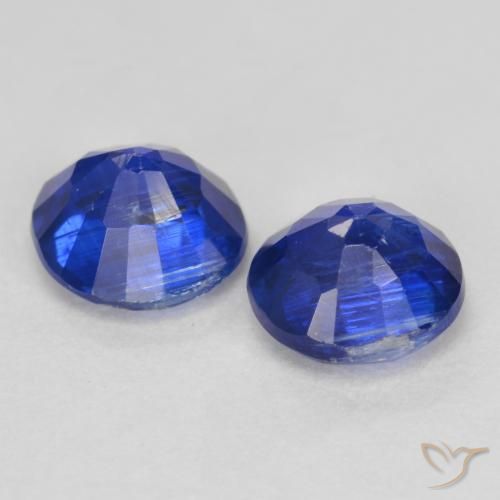 1.18克拉天然蓝晶石，圆形的，SI