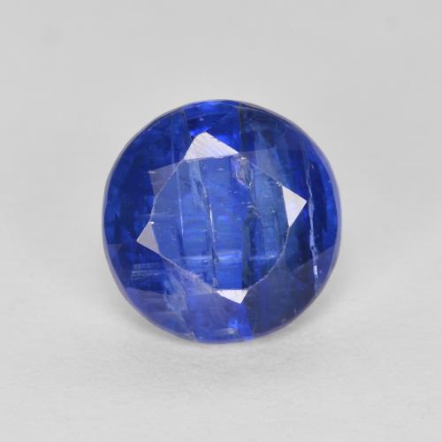 1.46ct 天然 深蓝色 蓝晶石, 圆形的, SI-I1