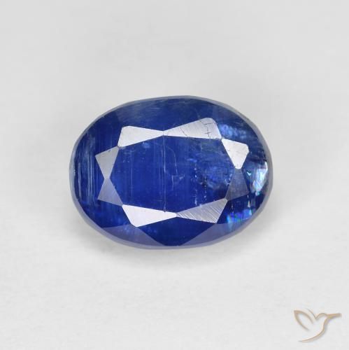 2.04ct 天然 深蓝色 蓝晶石, 椭圆形, SI