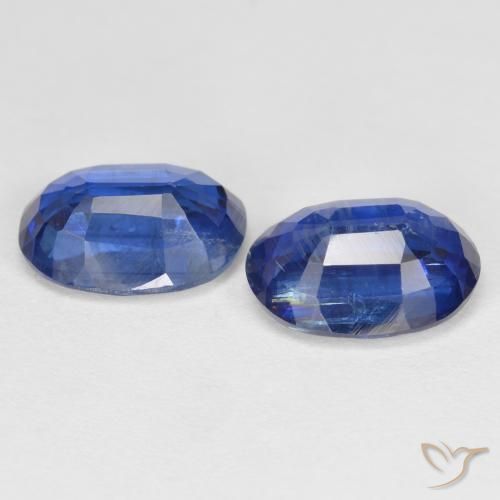 2.95天然蓝晶石，椭圆形切割，8×6毫米，SI