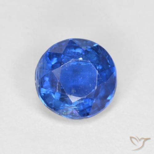 1.07ct 天然 埃及蓝 蓝晶石, 圆形的, VS-SI