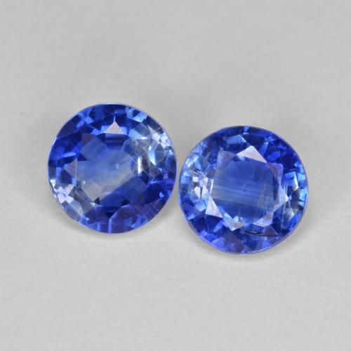 1.78天然蓝晶石，圆形切割，6.02毫米，VS-SI