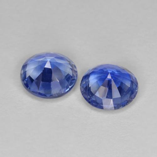 1.78天然蓝晶石，圆形切割，6.02毫米，VS-SI