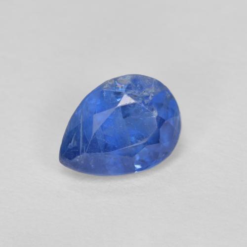 0.96克拉天然蓝晶石，梨形，6.8×5.1毫米，SI