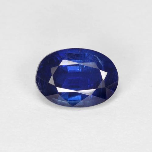 0.98克拉天然蓝晶石，椭圆形切割，7×5.1毫米，VS